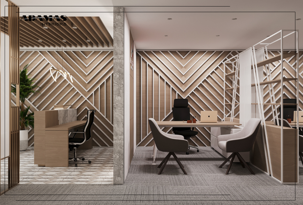 Assemble insurance office interior design in Tanzania